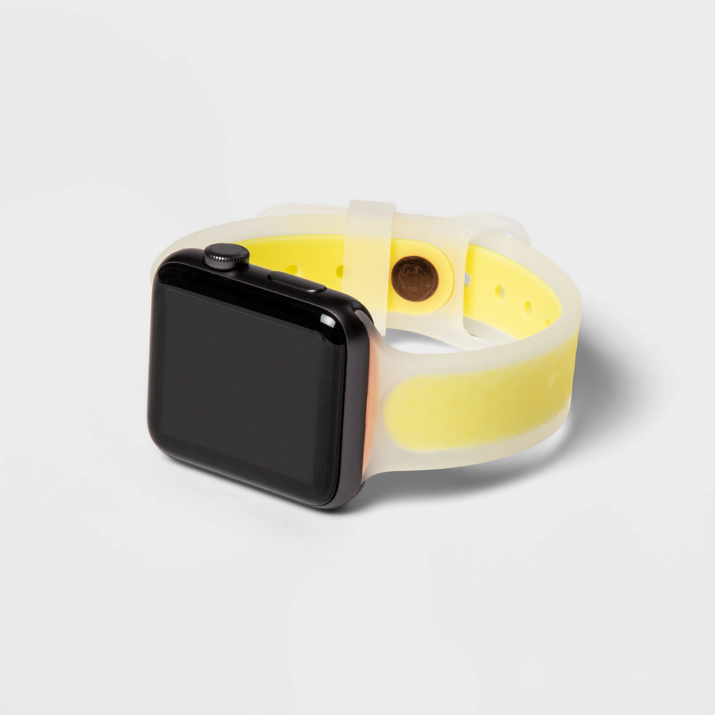 Apple-Watch-Band-Yellow-Silicone