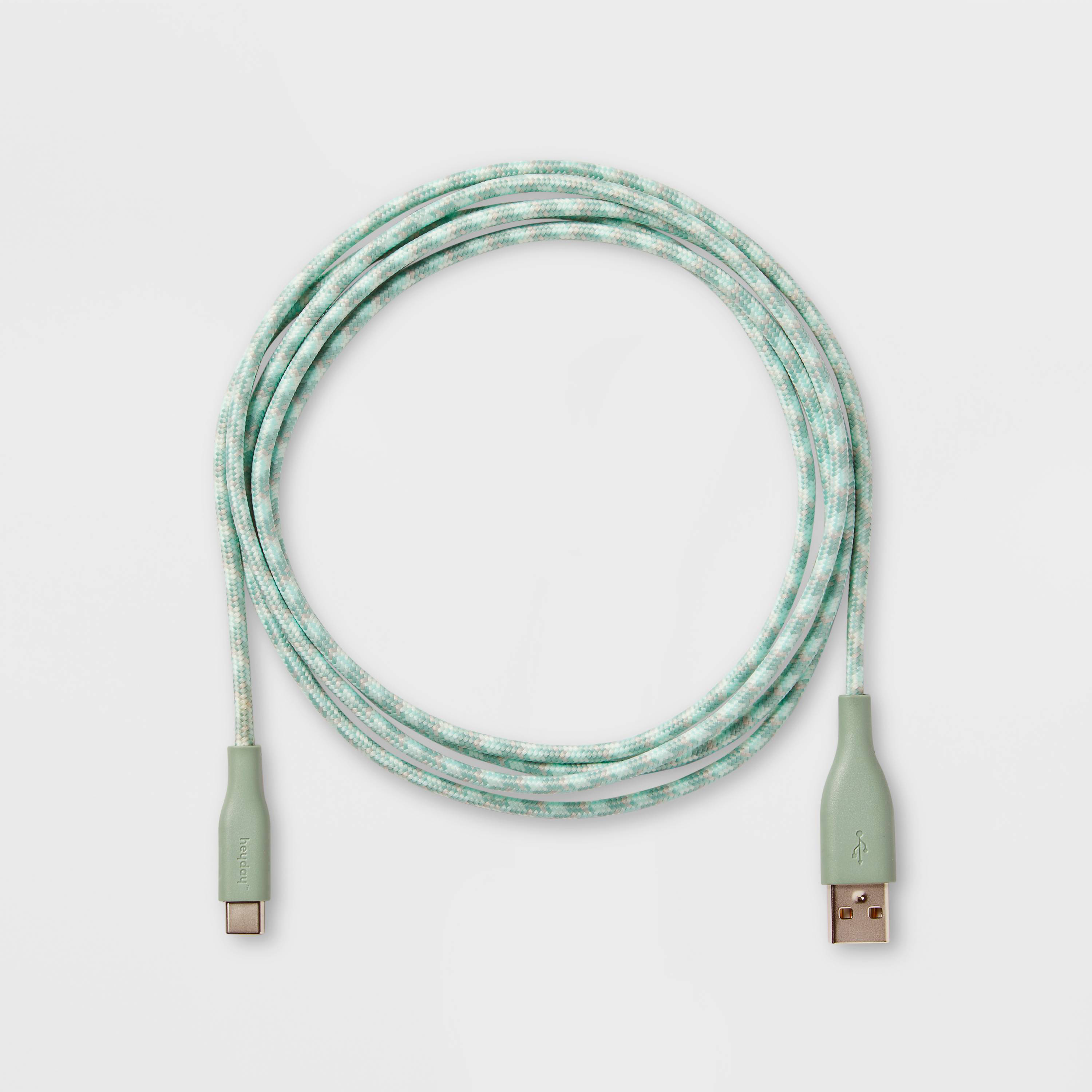 Braided-Cable-AC-Green
